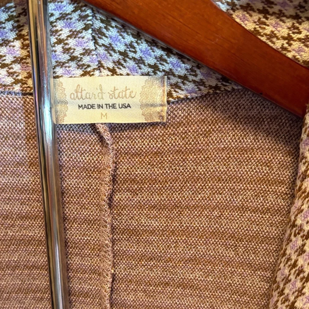Altar'd State Lavender & Cream Blazer - Picture 2 of 3